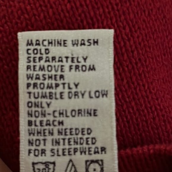 GYMBOREE Girls 6 Red Button-Down Cardigan Knit Sweater Floral Embroidery Cotton - Picture 8 of 8